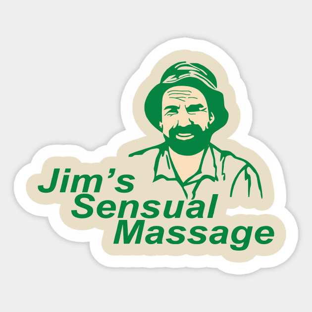 Jim's Sensual Massage Sticker by Sentry616